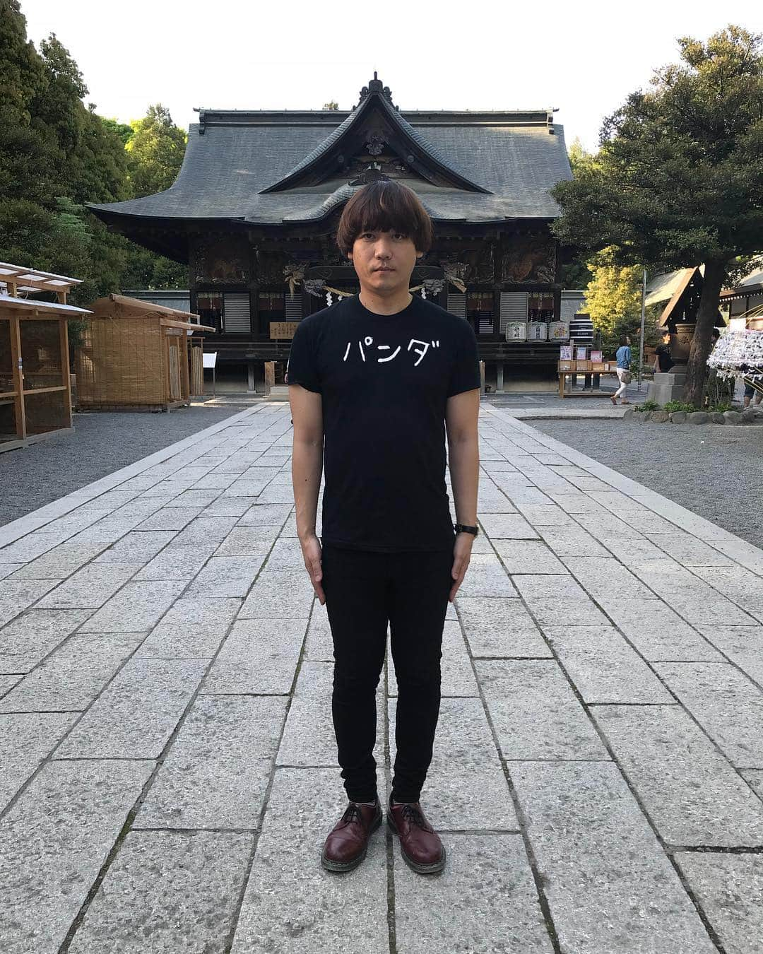 白井鉄也さんのインスタグラム写真 - (白井鉄也Instagram)「今日のTシャツ  パンダ  2018.4/21 #今日のTシャツ #パンダ #panda #Tshirt #2018 #4/21 #Throat #Sutras #秩父 #titibu #tbt #love #cute #instlike #instgood」5月7日 21時04分 - shiraichimon