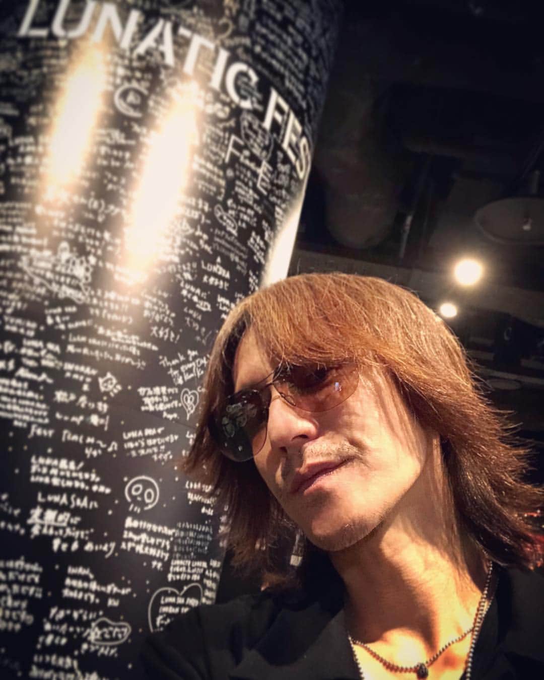 SUGIZOさんのインスタグラム写真 - (SUGIZOInstagram)「LUNATIC FEST. CAFE参上(￣ー￣).」5月7日 21時50分 - sugizo_official