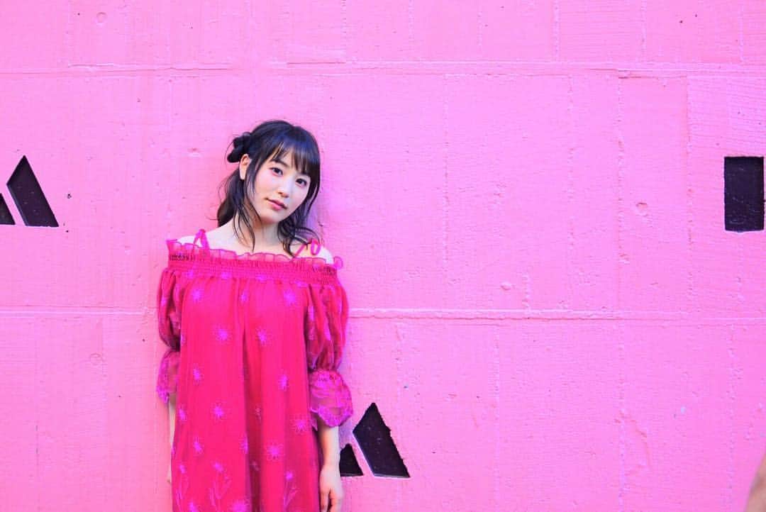浜田由梨のインスタグラム：「映えてる〜 #spring #girl #happy #pink」
