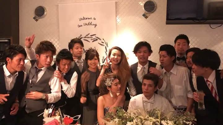 LINKAのインスタグラム：「、 今更感やけど、二次会も 楽しすぎた😭この日に戻りたい😭 、 、 #結婚式#二次会#安定の#ハレルヤチャンス👆 #プロポーズ大作戦#去年の4月2日 #3150#やりすぎ#ハマりすぎ #次は梨花の子供出来た時に#またみんなで#ハレルヤチャンス」