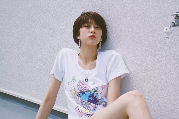 橋爪愛さんのインスタグラム写真 - (橋爪愛Instagram)「#fashion  #私服  #tシャツ  #コーデ  #づめコーデ」5月11日 21時22分 - hashizumeai