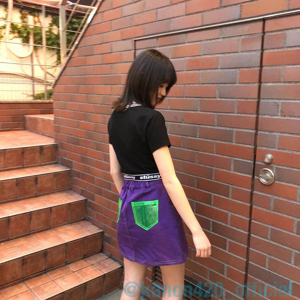 香音さんのインスタグラム写真 - (香音Instagram)「* スカート後ろが可愛いんです☺︎ . . 半袖の季節そろそろですかね🌵 . #ootd #🌵#のんうぇあ」5月12日 20時36分 - kanon420_official