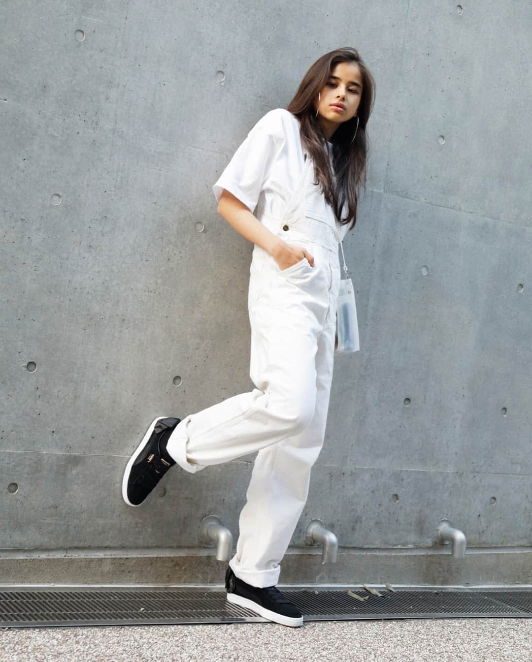 ハーヴィー瑛美のインスタグラム：「@drop_tokyo @puma  Thank you so much💜✨ #puma #DoYou」