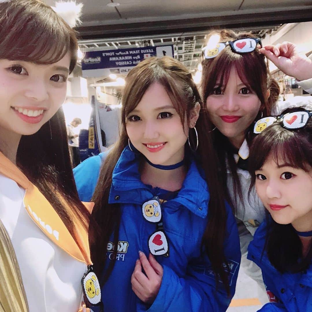 岸谷知果のインスタグラム：「LEXUS TEAM TOM'S❤️ 第2戦 GT富士応援ありがとう ございました！！」