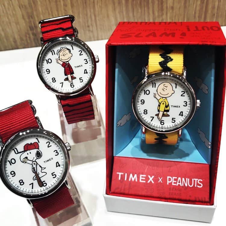 TiCTACさんのインスタグラム写真 - (TiCTACInstagram)「「TIMEX×PEANUTS」各¥8,300+tax  話題のコラボモデルがスポット入荷。時計の針が腕になっていて時間の経過とともにポーズが変わります。チャーリーとライナスは服と時計のベルトがおそろいの柄、スヌーピーはバットを持ってます。プレゼントにもおすすめですよ☺︎ #timex  #タイメックス #timexwatch  #timexweekender #peanuts  #ピーナッツ #snoopy #スヌーピー #charliebrown  #チャーリーブラウン #linus  #ライナス #誕生日プレゼント #記念日プレゼント #tictac #watch #チックタック #時計 #腕時計 #手元 #手元倶楽部  #手元くら部  #手元のおしゃれ  #pairwatch  #ペアウォッチ #トルク大宮ルミネ店」5月15日 17時22分 - tictac_press
