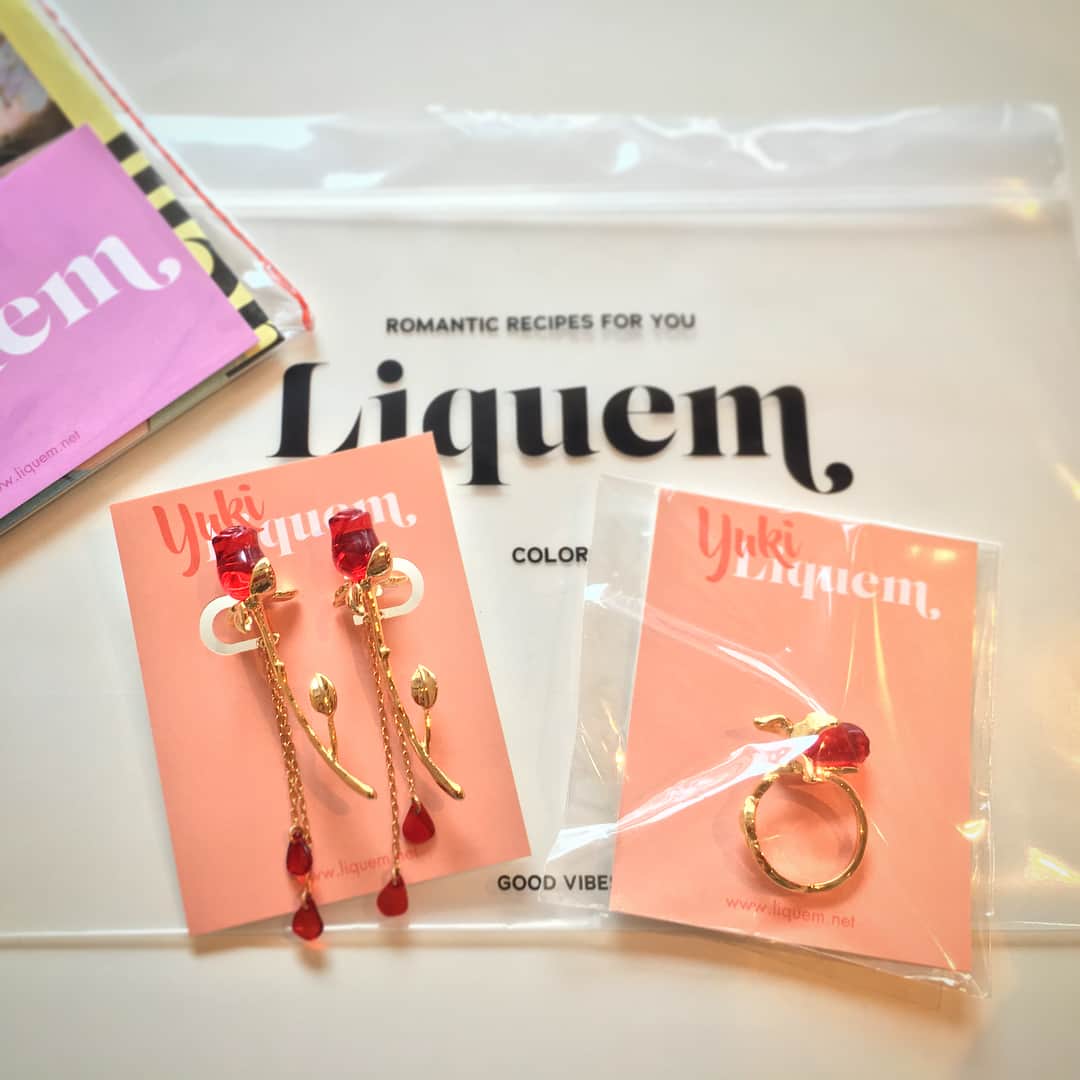 中川可菜さんのインスタグラム写真 - (中川可菜Instagram)「アクセサリーブランド『Liquem』の夏の展示会に行ってきました🦄✨ どれも可愛かった〜！！ ㅤ ちなみに、、、Liquemさんと有紀さんの新作コラボアクセサリーをGetしました🌹 バラのリングとイヤリング✨つけるのが楽しみ！ ㅤ 久しぶりに有紀さんにお会いできて、嬉しかった☺️📸 ㅤ #Liquem #liquem_yuki」6月10日 14時22分 - nakagawa_kana