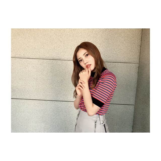 北川綾巴のインスタグラム：「#code #fashion #instafashion #coordinate #kangol #jouetie #bank #reebok  #followme」