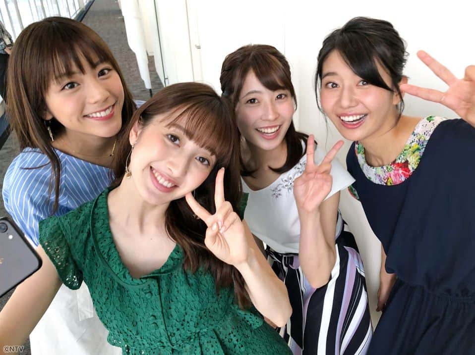 ZIP!さんのインスタグラム写真 - (ZIP!Instagram)「☀️きょうはストーリー🤳🏻いっぱい撮りました😁 . #貴島明日香 #團遥香 #石山蓮華 #高嶋望和子 #ZIP!」6月12日 9時05分 - ntvzip