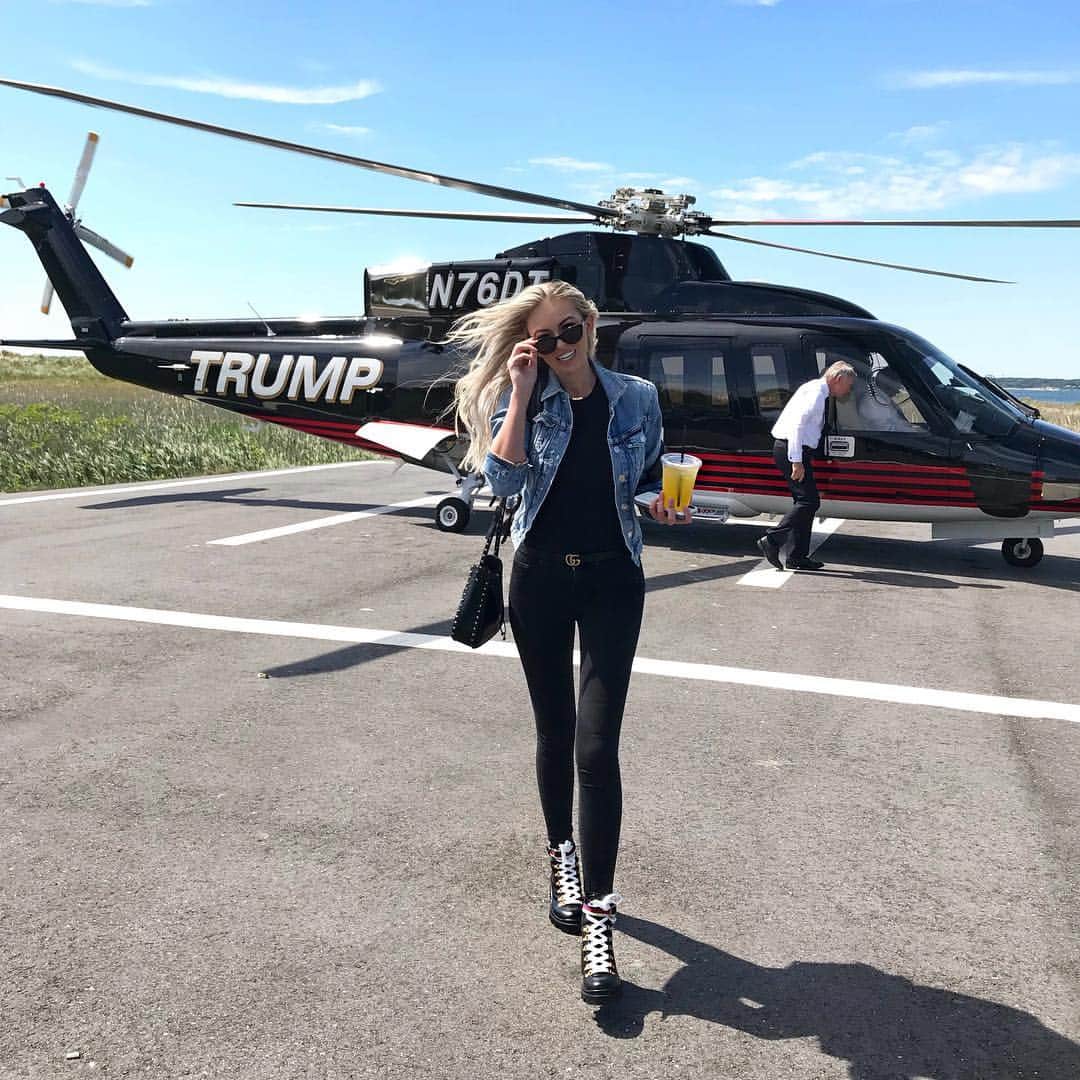ポーリーナ・グレツキーのインスタグラム：「HELL🚁 HAMPTONS @kmelnichenko」