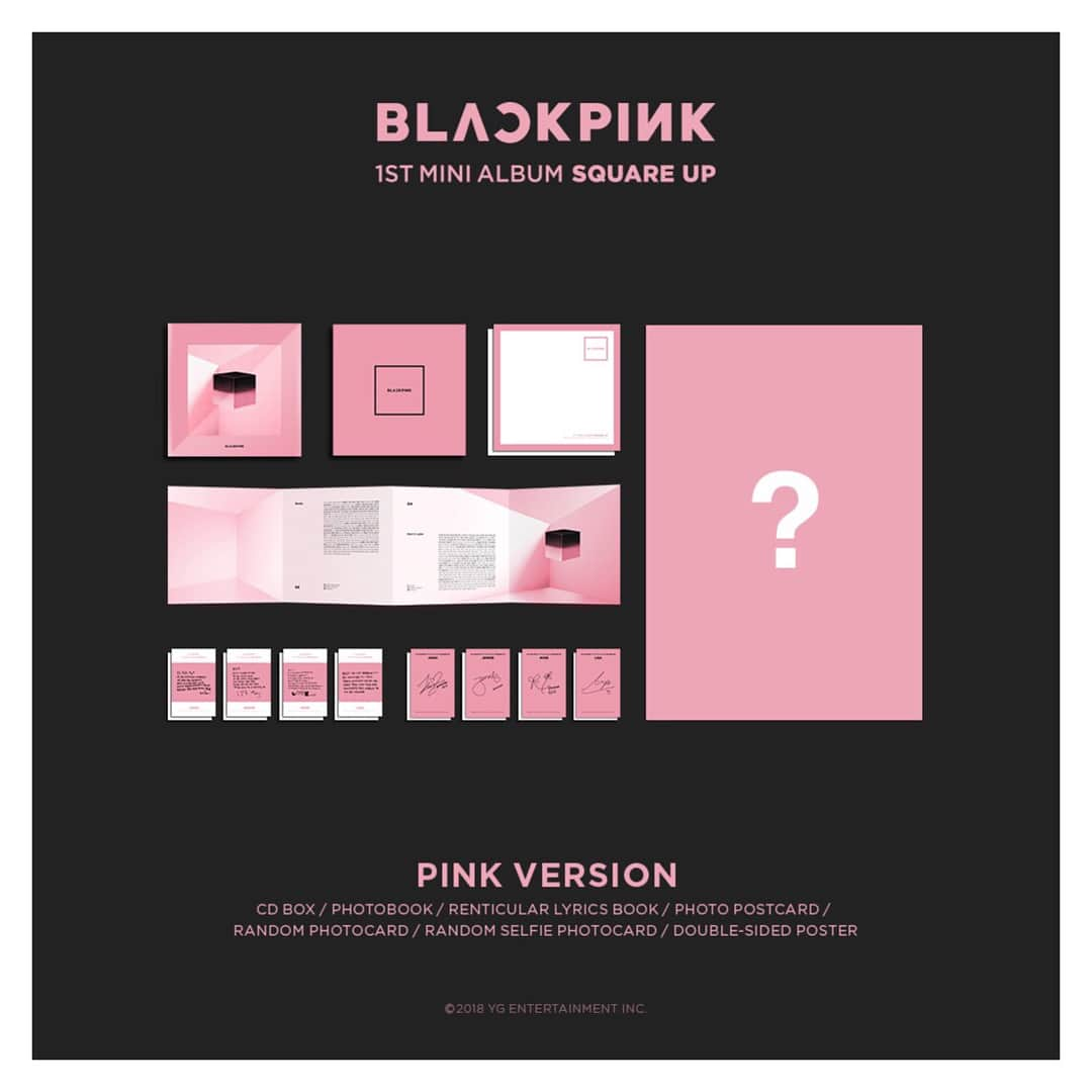 BLACKPINKさんのインスタグラム写真 - (BLACKPINKInstagram)「#BLACKPINK #블랙핑크 #THE1STMINIALBUM #EP #SQUAREUP #PHYSICALALBUM #BLACKVERSION #PINKVERSION #20180620 #RELEASE #YG @ygselect」6月12日 13時33分 - blackpinkofficial