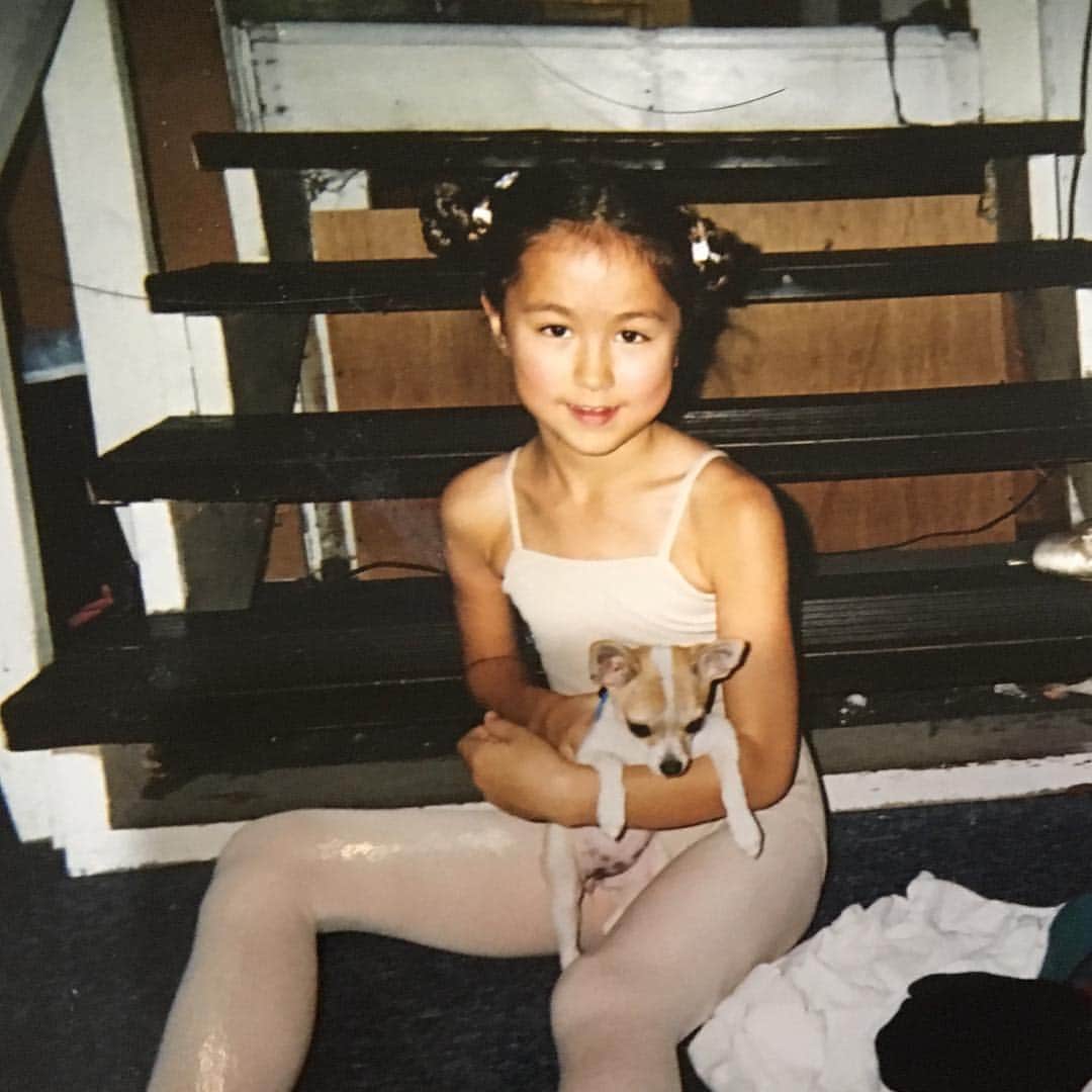 ミコ・フォガティのインスタグラム：「Baby Meeks with baby Prin. 👑  Hope you all had an amazing weekend 💕」