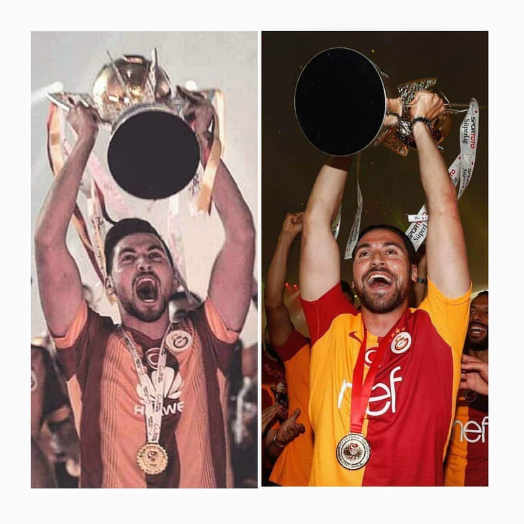 シナン・ギュミュシュのインスタグラム：「BAZI ŞEYLER ASLA DEĞİŞMEZ! @sinanguemues #sinangümüş #şampiyongalatasaray」