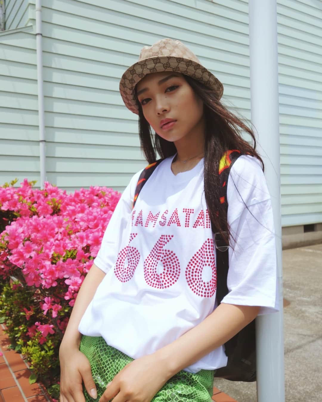 浅谷珠琳さんのインスタグラム写真 - (浅谷珠琳Instagram)「🌺🌺🌺 #teamsatan666 #teamsatanskateboarding」5月21日 20時35分 - jurin_asaya
