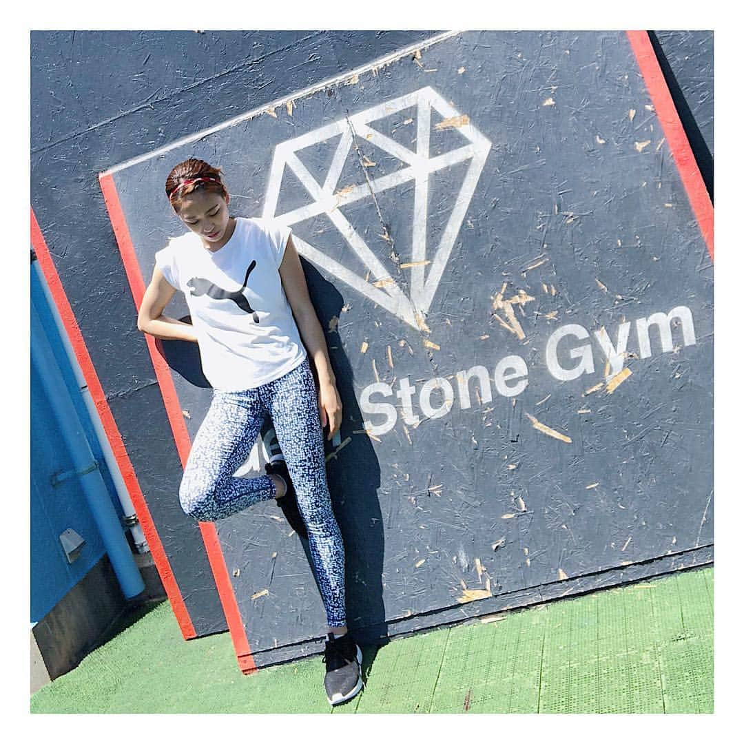 岡部紗季子さんのインスタグラム写真 - (岡部紗季子Instagram)「Gem Stone Gym💎 #gymnastics #parkour #workout #training #gemstonegym #thankyou #casio #fr100l #💎 . @puma @pumawomen」5月22日 19時45分 - sakiko_okabe516