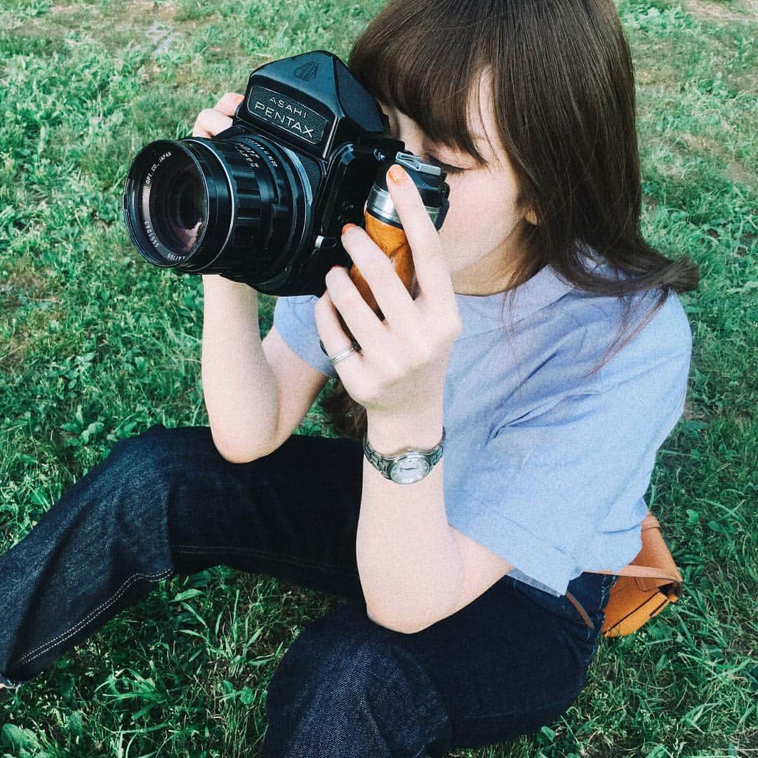 外川礼子さんのインスタグラム写真 - (外川礼子Instagram)「@代々木公園 このカメラすごく重い。 写真撮るセンスほしいな📸 今日身につけてるものはタグみてねっ 指輪が特にお気に入り✌︎」5月22日 18時21分 - reeei97