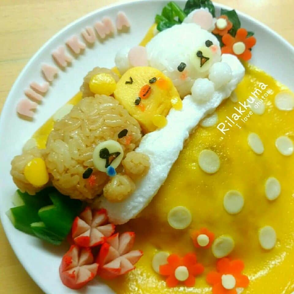 SnapDishさんのインスタグラム写真 - (SnapDishInstagram)「ゆぅさんのお料理「『🐻リラックマの I Love Ohuton♡』 お布団セットとキイロイトリを、#エイワ さんの #マシュマロ　を使った卵焼きレシピ をアレンジして作ってみました🐥✨」 #snapdish #foodstagram #instafood #homemade #cooking #foodphotography #instayummy #料理 #おうちごはん #テーブルコーディネート #器 #暮らし #かわいい #リラックマオムライス #オムライス #リラックマ https://snapdish.co/d/euPOea」5月22日 22時00分 - snapdish