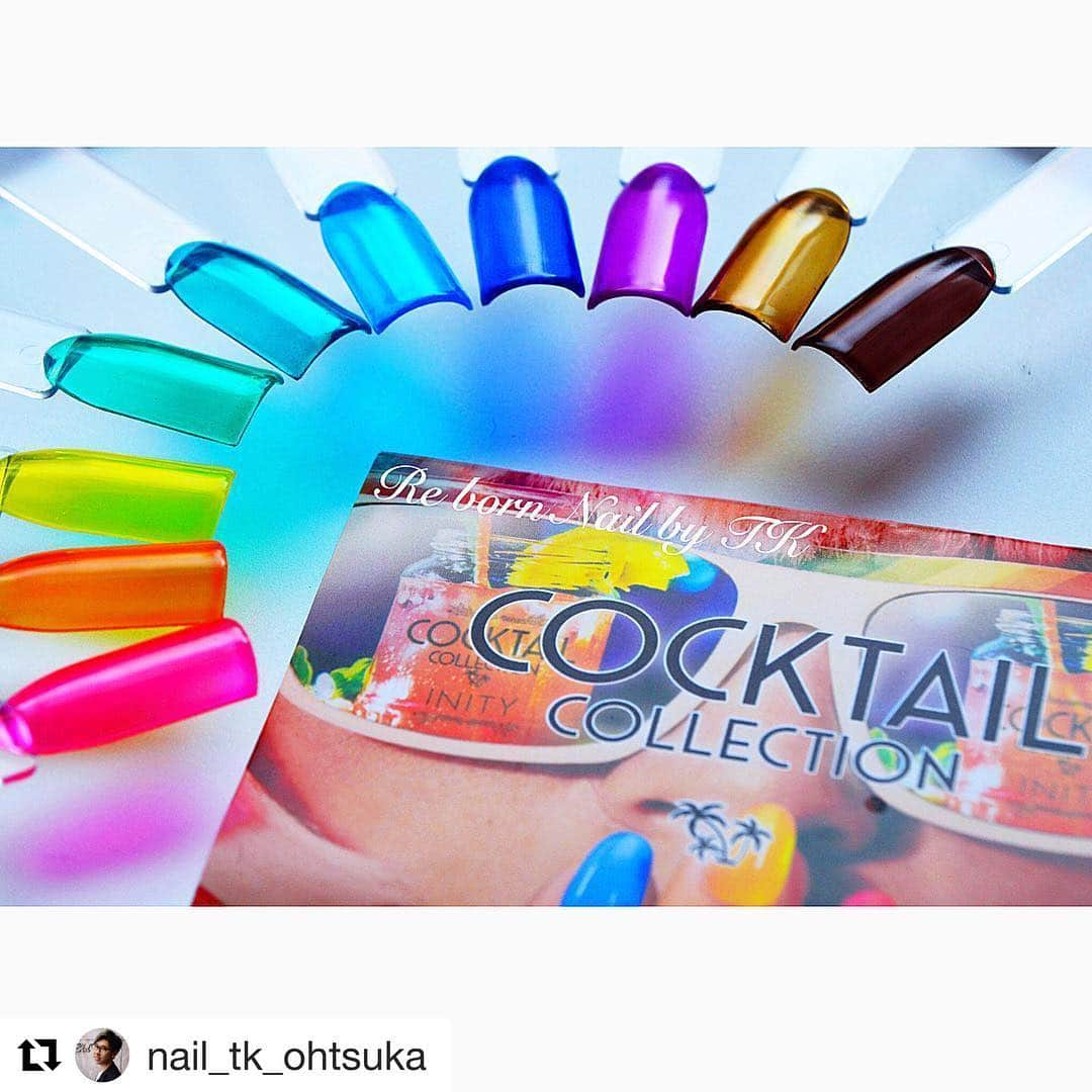 initygel_officialさんのインスタグラム写真 - (initygel_officialInstagram)「#Repost @nail_tk_ohtsuka with @get_repost ・・・ INITY GELから新発売されたカクテルコレクション、カラーチャートに追加しました💖 透明感抜群で使いやすい😊  #initygel @initygel_official #カクテルコレクション  #カラーチャート #マルチカラー #ドロップネイル  #春ネイル #春ネイル2018  #夏ネイル #夏ネイル2018 #spring  #summernails #gelnail  #nails #rebornnail  #mensnailist  #坂戸メンズネイリスト #メンズネイリスト  #젤  #네일 #凝膠指甲 #美爪 #nailart  #坂戸ネイルサロン #川越ネイルサロン  #bridgenail  #ネイリストtk  #tk」5月23日 19時06分 - initygel_official