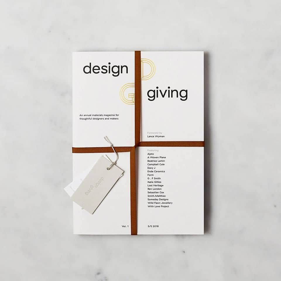 Nine Sixtyのインスタグラム：「@designgiving have just launched their Kickstarter campaign. The magazine provides a platform for sharing and supporting independent designers and makers who create with a responsible and thoughtful ethos. Go check it and give them your support : ) #kickstarter #magazine #design」