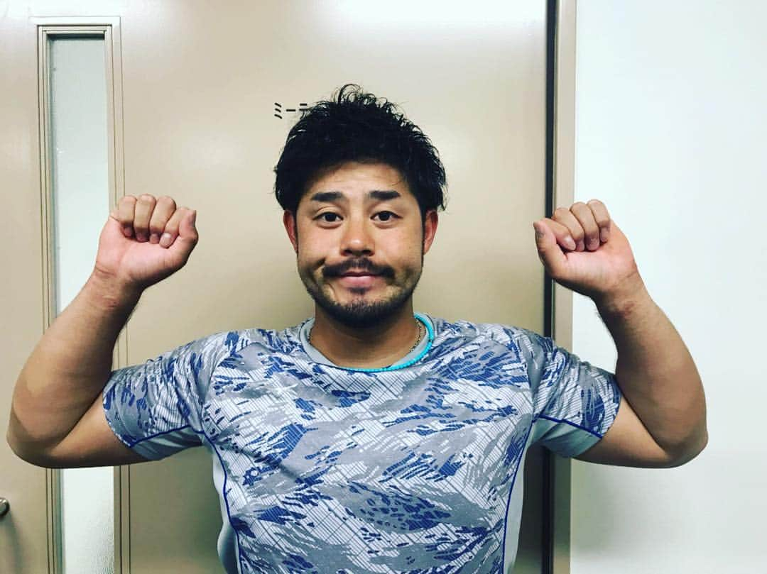 宮崎敏郎のインスタグラム：「勝ったよー。」