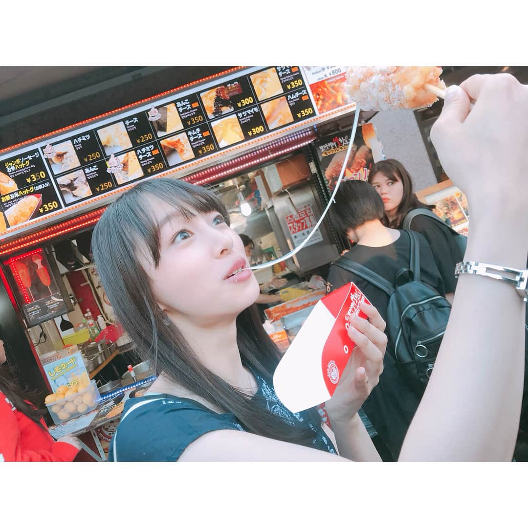 坂田莉咲さんのインスタグラム写真 - (坂田莉咲Instagram)「遂に食べたんです。 ハットク。 最高でした☺︎ #photography #food #ハットク #新大久保」5月25日 22時29分 - sakata_risa