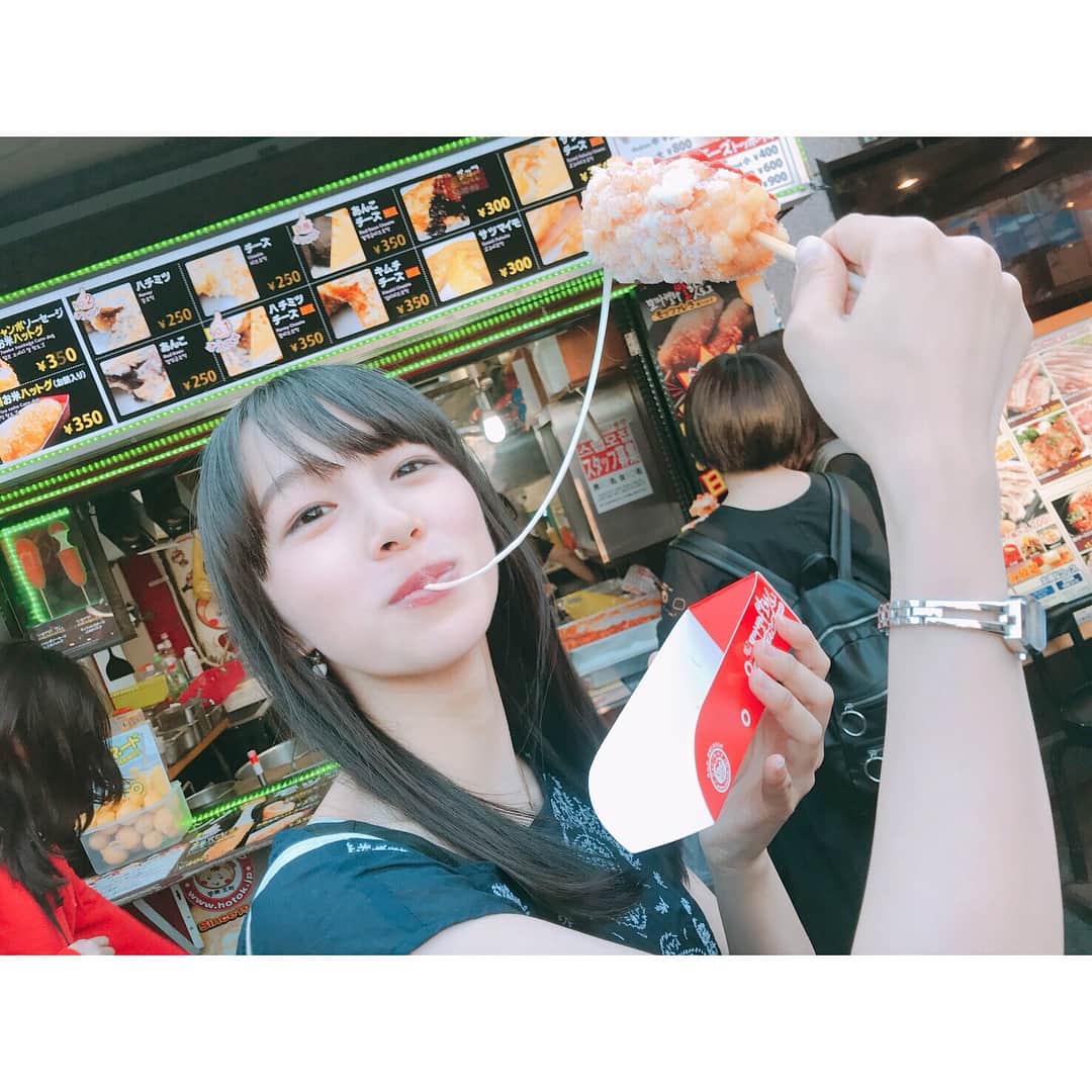 坂田莉咲さんのインスタグラム写真 - (坂田莉咲Instagram)「遂に食べたんです。 ハットク。 最高でした☺︎ #photography #food #ハットク #新大久保」5月25日 22時29分 - sakata_risa