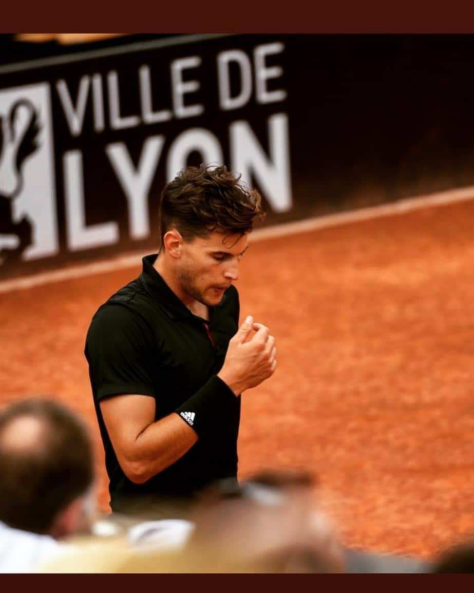 ドミニク・ティエムさんのインスタグラム写真 - (ドミニク・ティエムInstagram)「Really happy with my win today!💪 Ready for the final!👊 #lyon🇫🇷 #finals #heretocreate」5月26日 2時09分 - domithiem