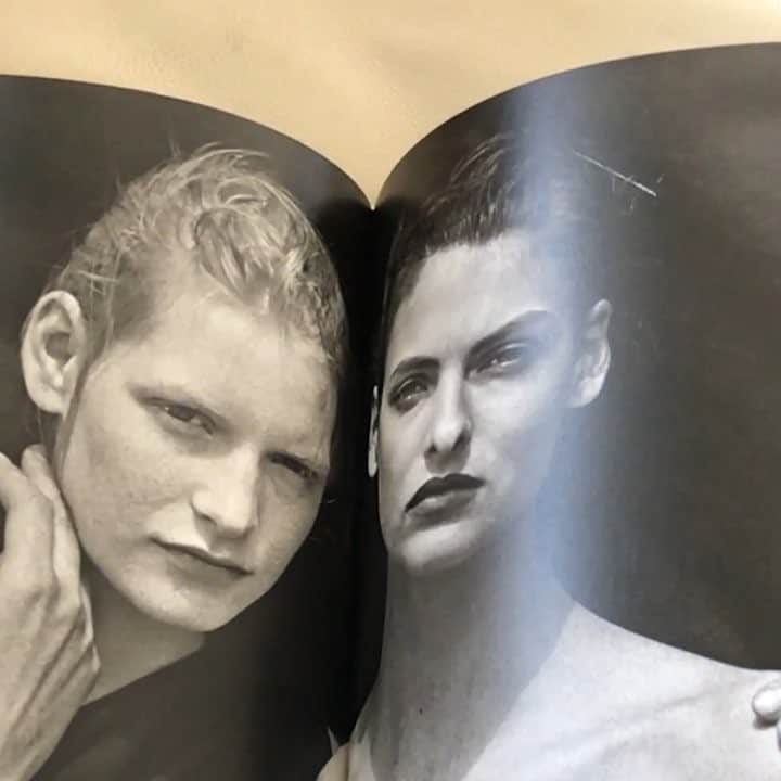 SAWAのインスタグラム：「@therealpeterlindbergh ✨ #peterlindbergh  #realfashion  #ilovemodels  #beautifulleyes  #soul #passion #thanksgod🙏」