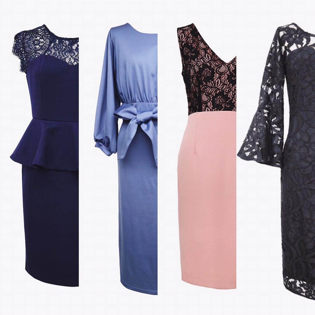 デュラスアンビエントさんのインスタグラム写真 デュラスアンビエントinstagram Ambient Summer Dress Collection レースペプラムドレス 14 800 Tax Pink Navy Black シャイニーミモレドレス 13 800 Tax Ecrue Blue Navy ラメレースドレス