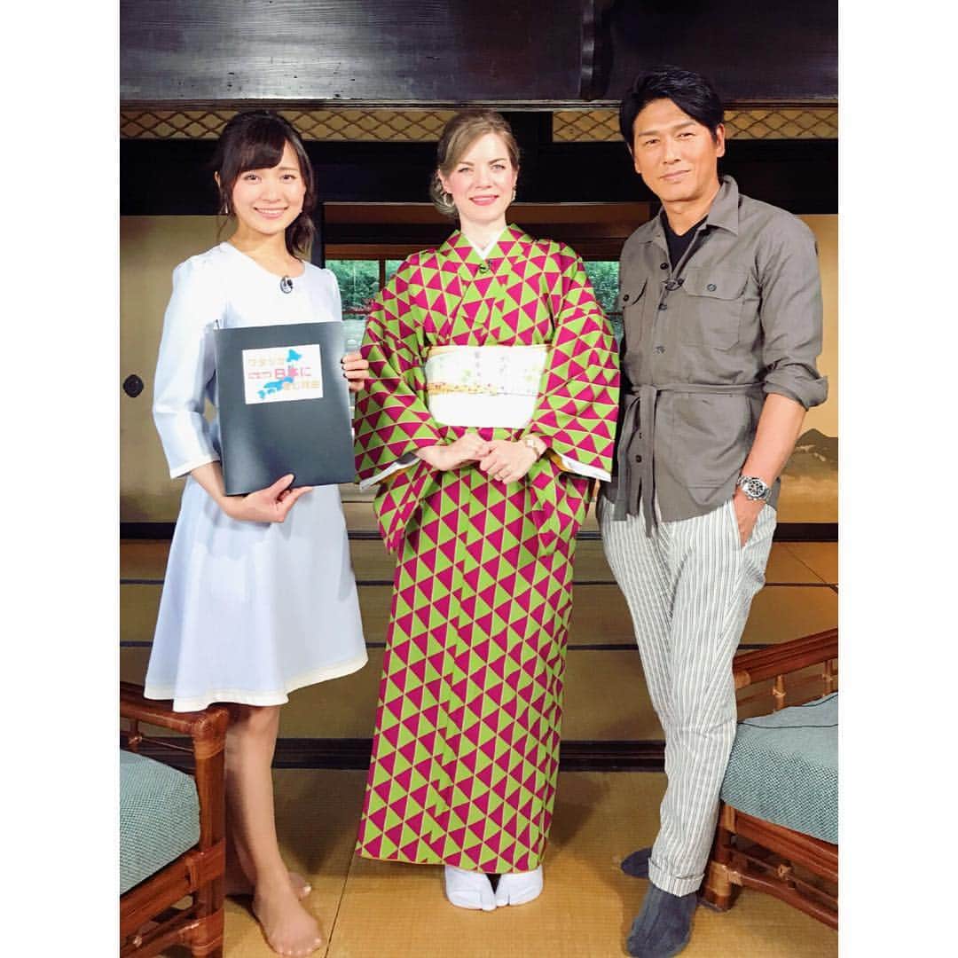 繁田美貴さんのインスタグラム写真 - (繁田美貴Instagram)「*＊ 今夜も『ワタシが日本に住む理由』 放送ありますよ♪ #BSジャパン で21:00〜 #ワタシが日本に住む理由 #今夜のゲスト は #ドイツ 出身 #🇩🇪 #熊本 在住の #松永ビリー さん。 #着物 の虜になった #ビリー さんに #着物の魅力 #日本の魅力 を #高橋克典 さんと伺います♪」5月28日 18時43分 - handa_miki