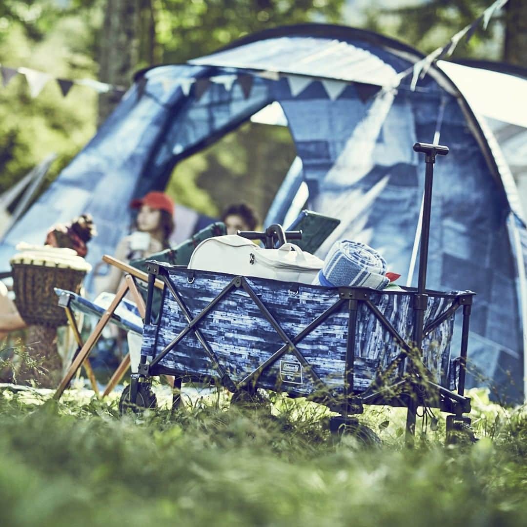 Coleman Japanのインスタグラム：「. #灯そうColeman #灯そうコールマン #灯そう  #Coleman #コールマン  #INDIGOLABEL #インディゴレーベル  #Tent #テント #2ルームテント #トンネル2ルームハウス  #Outdoorwagon #アウトドアワゴン  #Camp #キャンプ  #Outdoor #アウトドア  #Picnic #ピクニック  #キャンプしよう #キャンプ好き」