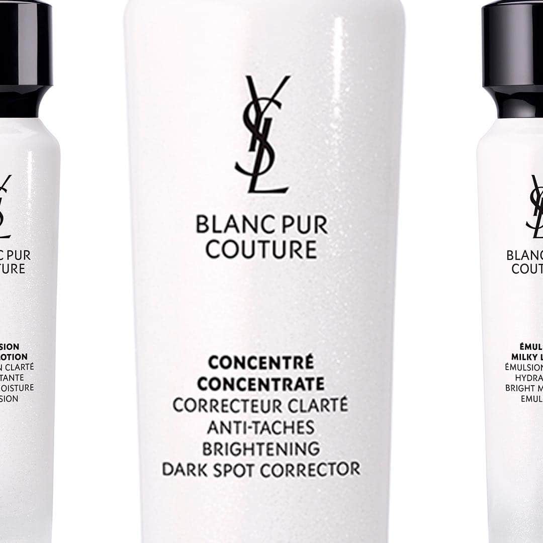 Yves Saint Laurent Beautyさんのインスタグラム写真 - (Yves Saint Laurent BeautyInstagram)「Lighter, brighter, fresher - forever. ⚪BLANC PUR COUTURE CONCENTRÉ  Immediately, brightens, nourishes and perfects. Take on dark spot concerns with a long-lasting effect. #yslbeauty #skincare #blancpurcouture」5月30日 23時38分 - yslbeauty