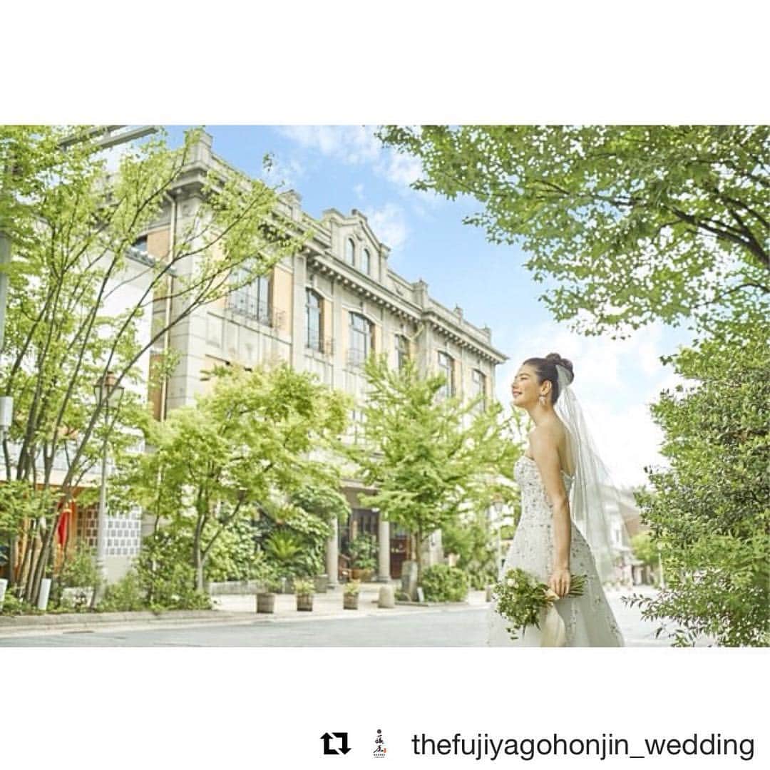ラッセルマイアさんのインスタグラム写真 - (ラッセルマイアInstagram)「久しぶりに長野の藤屋さんの撮影でした☺️ 善光寺のすぐ近くのとても素敵な式場さんです。 写真は前に撮影した藤屋さんの写真です❣️ #nagano #長野 #藤屋御本陣  #fujiya #藤屋 #wedding #model #green  #ウェディング」5月30日 18時57分 - russel__maya