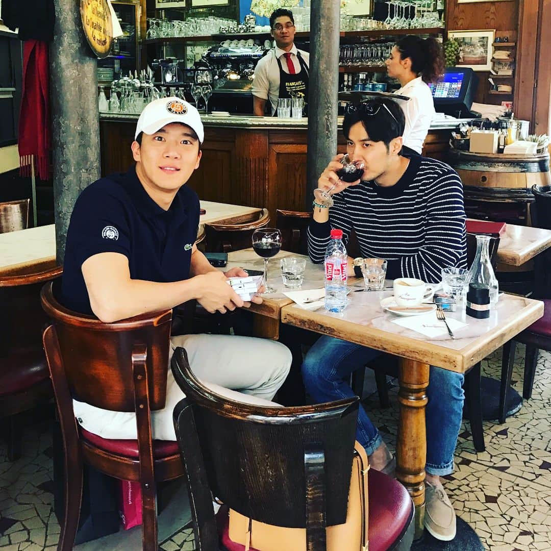 キム・ジソクのインスタグラム：「레디시옹 시푸뿔레를 배운날🤓」