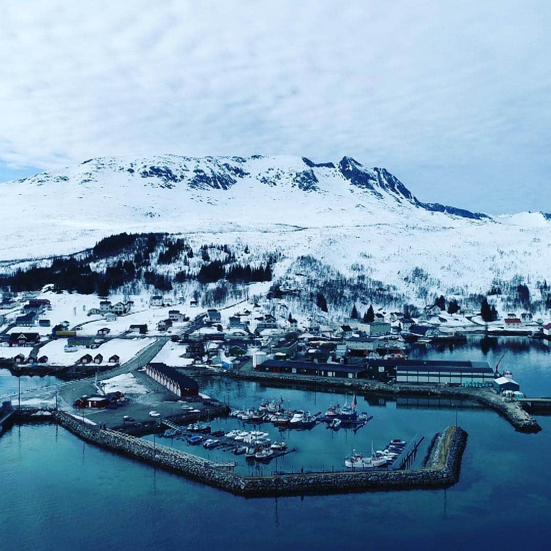 フジテレビ「世界！極タウンに住んでみる」のインスタグラム：「この雪国が、今週放送の「極タウン」です。夜にはオーロラが見えたんですよー #極タウン #セレブ漁師」