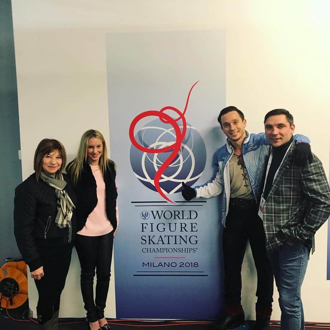 オレクシイ・ビチェンコのインスタグラム：「#teamisrael#milano2018#worldfigure#」