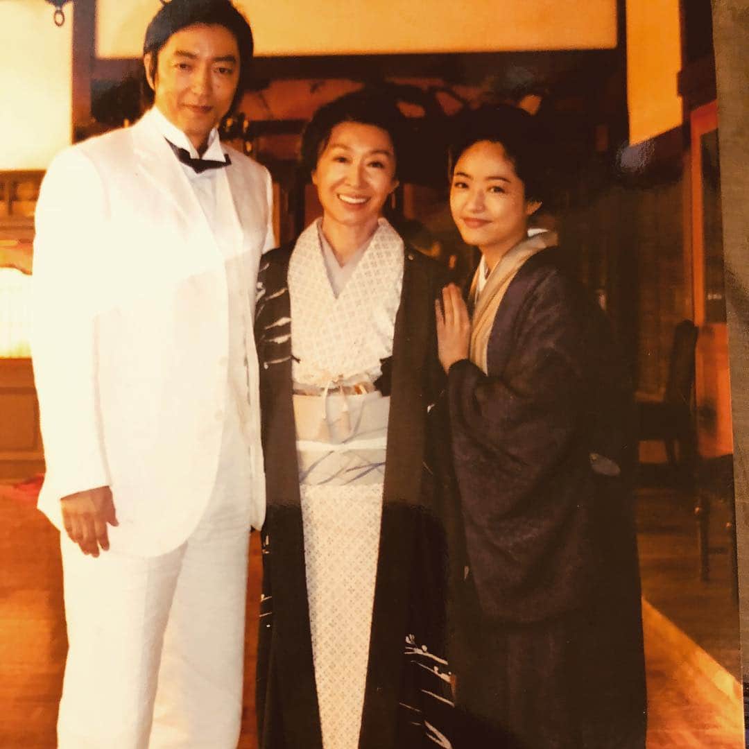 のインスタグラム：「大河の花燃ゆ😊大沢たかお氏と井上真央先生。 あんなーじだいもーあーったねとー。中島みゆきさん思い出すわ」