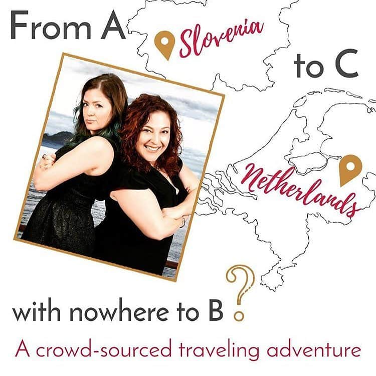 シーマス・デヴァーさんのインスタグラム写真 - (シーマス・デヴァーInstagram)「So my crazy wife @cleverdever and her friend @rachelleahcohen are going on a trip to Europe and you get to control them. They are starting in Slovenia and finishing in Amsterdam but everyday you go to Facebook and tell them what city to hit next. It’s going to be fun. Click the Link in my Bio. #FromAtoCWithNowhereToB」6月2日 0時17分 - seamuspatrickdever