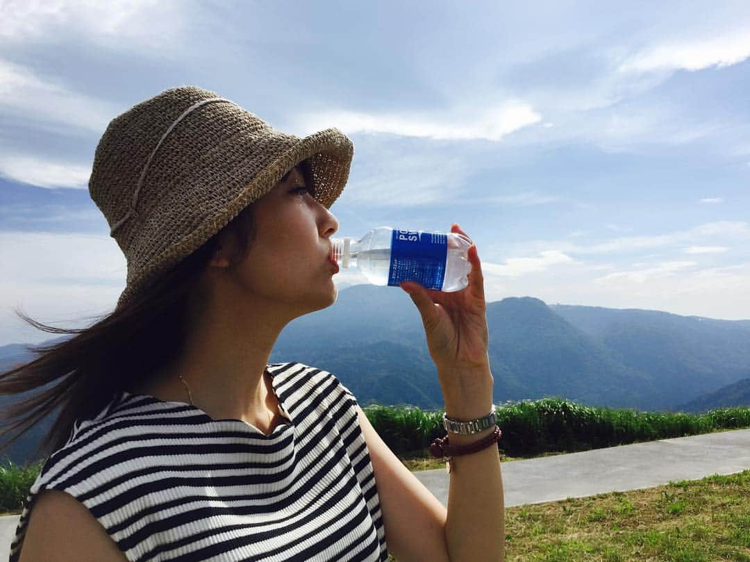 萩美香さんのインスタグラム写真 - (萩美香Instagram)「CM風。 #ポカリスエット  #たまたまとれたshot📸」6月2日 23時07分 - mika_hagi927