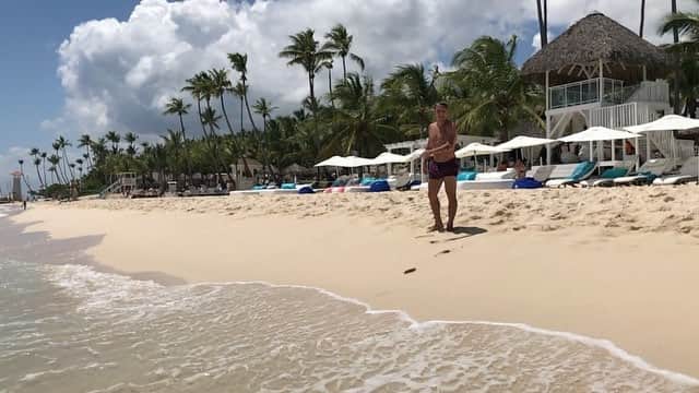 オレクシイ・ビチェンコのインスタグラム：「#dominicanrepublic#bayahibe#dominicus#paradise#vacation#2018#caribbean#sea#🌴」