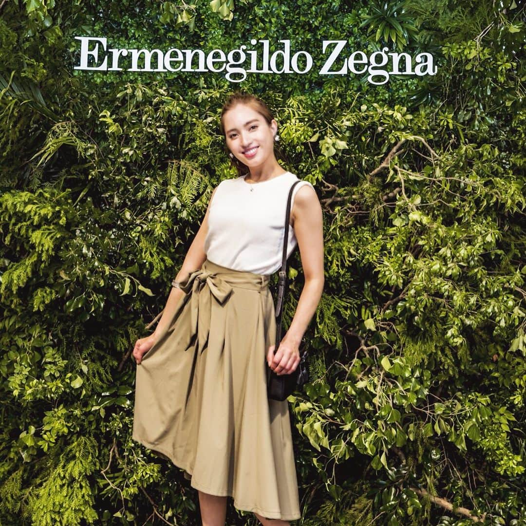 波音ステファニーのインスタグラム：「#ErmenegildoZegna #Zegna #event #波音ステファニー #tencaratplume #テンカラットプリューム」