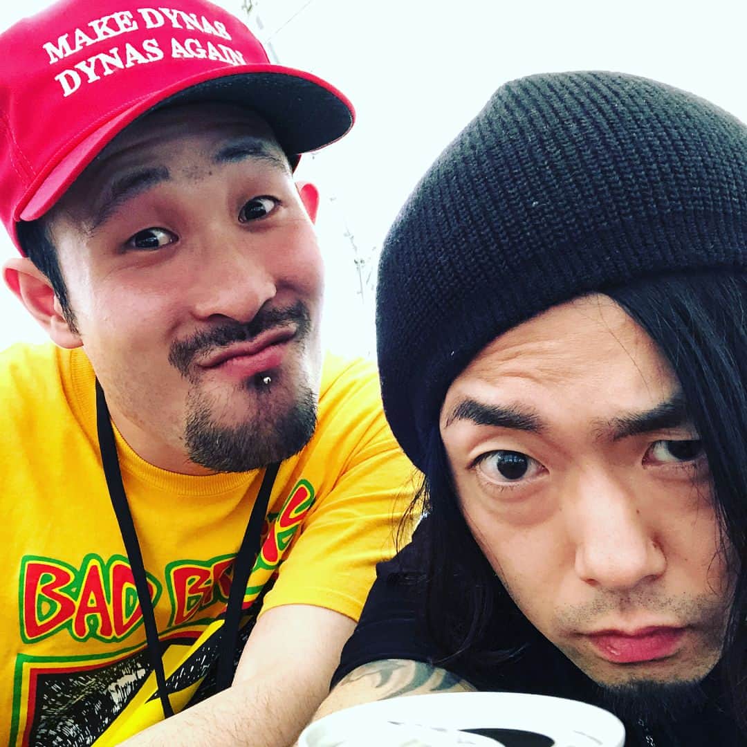 Katsuma さんのインスタグラム写真 - (Katsuma Instagram)「ナヲさんとおじさん🥁  #マキシマムザホルモン #superbeaver」6月3日 19時31分 - katsuma_drums