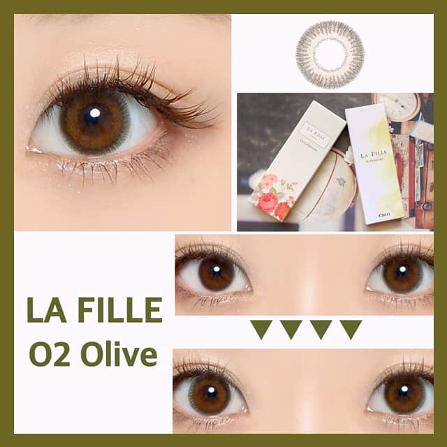 y_u_mさんのインスタグラム写真 - (y_u_mInstagram)「ラフィーユ O2 オリーブ . ( 'ω'o[ 直径14.2mm 着色直径13.0mm BC8.5 ]o ワンデーカラコン . 【 #yumのカラコンレポ 】 【 #yumのラフィーユ 】 . ラフィーユの新色😋 フチ部分のほわほわ感❣️ まっくろくろすけのほわほわみたい🤤笑 . 内側のオレンジとフチ部分の相性がかなり良くてナチュラルに奥行きある綺麗な目に💓 . サイズも小さめやから使いやすい👯🍀 大きかったらフチ部分目立って毛っぽくなりそー🤣笑 . 楽天でクーポン使って180円やった😳 安すぎ問題✨ . #Colorcontact #カラコン #lafille #ラフィーユ #O2オリーブ #O2Olive #ナチュラルカラコン #EOTD #eyes #makeup #マツエク #目 #メイク #アイメイク #ワンデーカラコン #ワンデー #カラコンレポ #l4l #栗山千明 #シェリ #cheri  #フチがまっくろくろすけみたい #褒めてる #楽天」6月4日 19時56分 - yuum_ing