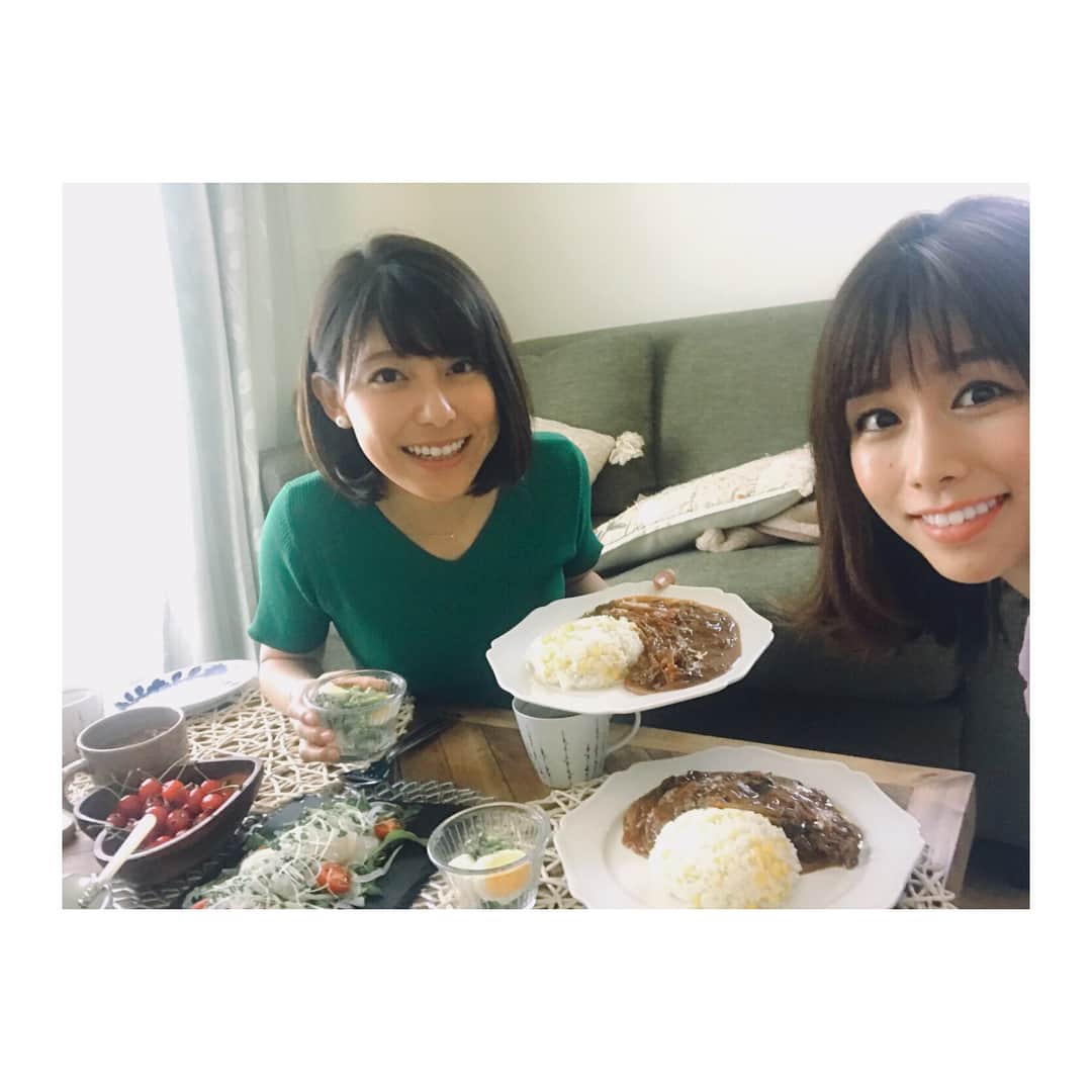 上村彩子さんのインスタグラム写真 - (上村彩子Instagram)「. はやドキに一緒にでていた、伊藤京子ちゃんと久しぶりにゆっくり会えました❤️今日は暑かったのでカキ氷もたべにでかけましたよ！ . . 「何が食べたい？😌」 「きょうちゃんのハッシュドビーフっ！！😆」 . なんていう私のワガママから実現した今日のランチ。笑 美味しかったぁ😋❤️ . #伊藤のおうちごはん #おねえちゃんにしたいナンバーワン #なんなら#彼女にしたいナンバーワン🙋‍♀️」6月4日 22時56分 - saekokamimura