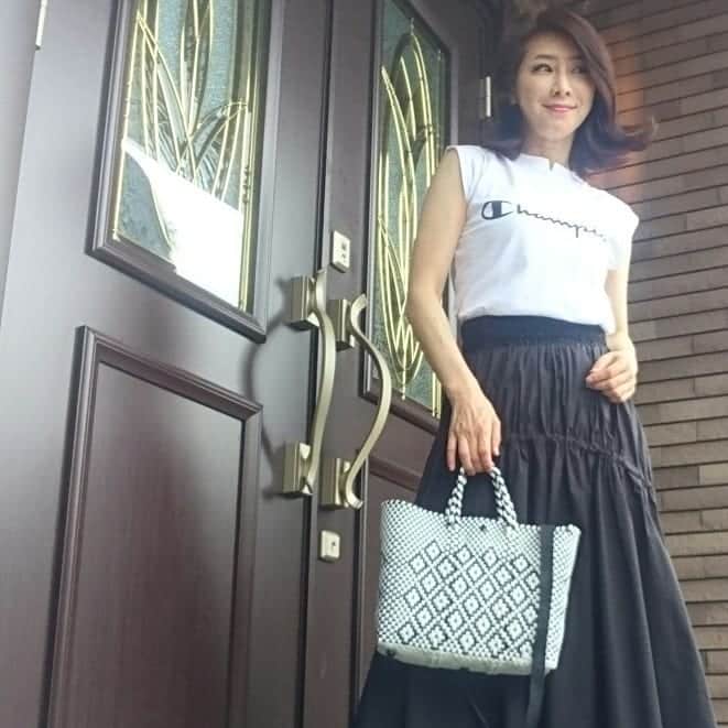 水谷雅子さんのインスタグラム写真 - (水谷雅子Instagram)「#今日のコーデ #今日の服 #カジュアルコーデ #ファッション #トップス #ロングスカート #frayid #フレイアイディー」6月5日 18時38分 - mizutanimasako