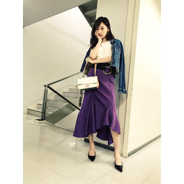 大政絢さんのインスタグラム写真 - (大政絢Instagram)「私服です 最近紫に目がいっちゃう…👀 秋服もいくつか頼んでしまった！ ブランドタグ付けしております。 #今日の絢服」6月5日 21時21分 - aya_omasa_official