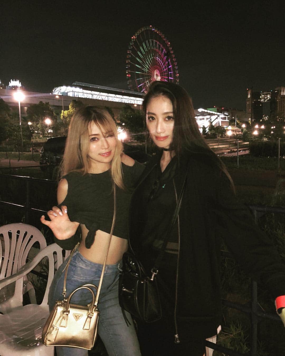 DJ mariennuのインスタグラム：「@iy_1225 を誘って @bodyandsouljpn 2018 行ってきた🐾🎵 happy time❤️ ・ ・ ・ #music #bodyandsoul #house  間違えて #晴海埠頭 いった #情報が古い」