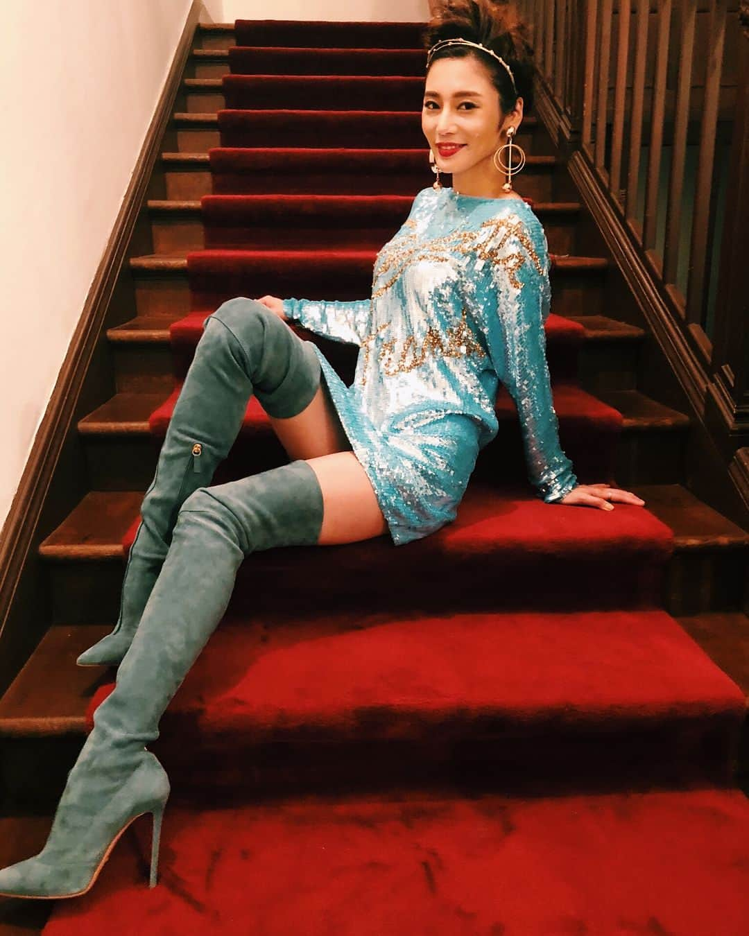 島袋聖南さんのインスタグラム写真 - (島袋聖南Instagram)「thank u!!💋 @mroman_azabu  @pinkoofficial  @elisabettafranchi  @dennyrose_official  #fashionshow」6月6日 21時58分 - seina4444