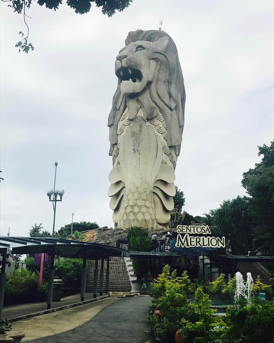 林美沙希さんのインスタグラム写真 - (林美沙希Instagram)「大きなマーライオンタワーもあります！  #シンガポール#マーライオンタワー#セントーサ島」6月7日 14時36分 - misaki0hayashi