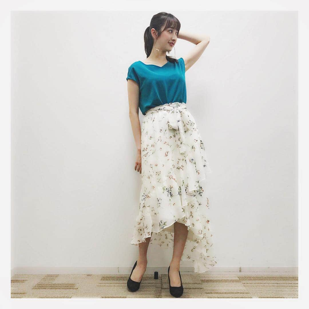 團遥香さんのインスタグラム写真 - (團遥香Instagram)「今日はポニーテールさん☺︎ 衣装は#andcouture #REDYAZEL  お疲れの日こそビタミンカラーで💗 #tops は色んなカラーがあるから可愛いよ🙋」6月8日 9時49分 - haruka_dan_official