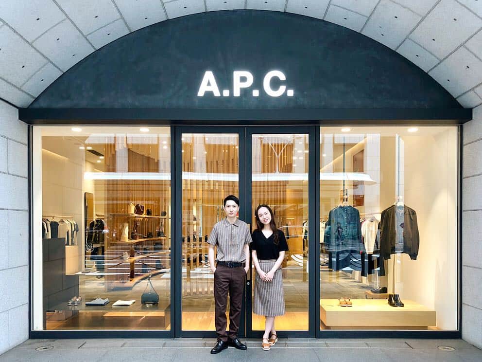 アーペーセーさんのインスタグラム写真 - (アーペーセーInstagram)「#APCstores | Takumi and Natsumi from the #APC #Kyoto store in Japan.」6月8日 17時43分 - apc_paris